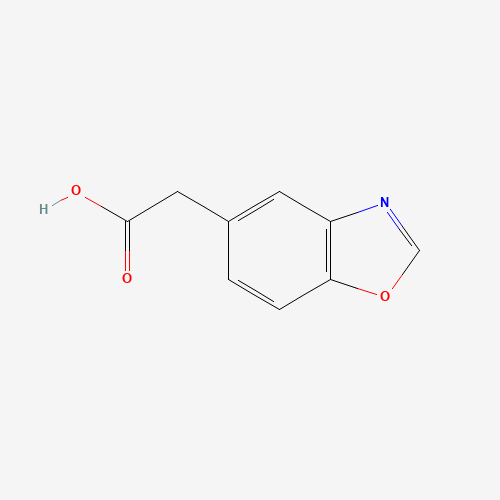 2-(1,3-benzoxazol-5-yl)acetic acid (CAS: 153810-37-8) - Chemical Structure and Molecular Formula 