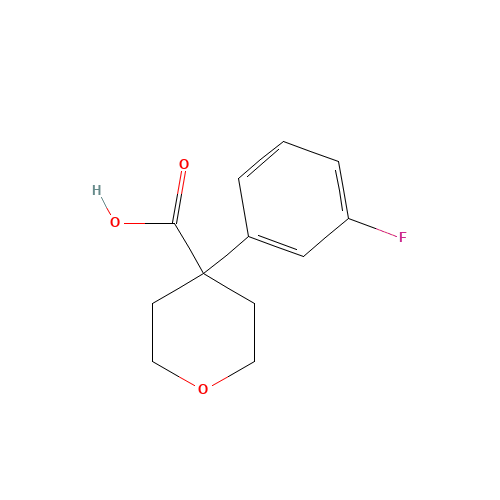 4-(3-fluorophenyl)oxane-4-carboxylic acid (CAS: 919016-93-6) - Related Chemical Product