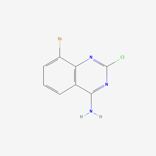 8-bromo-2-chloroquinazolin-4-amine (CAS: 956100-62-2) - Chemical Structure and Molecular Formula 