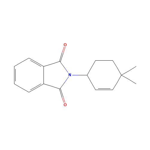 2-(4,4-dimethylcyclohex-2-en-1-yl)isoindole-1,3-dione (CAS: 1403865-04-2) - Chemical Structure and Molecular Formula 