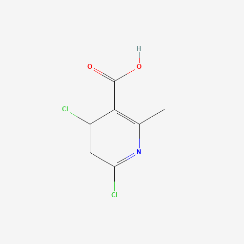 4,6-dichloro-2-methylpyridine-3-carboxylic acid (CAS: 693286-31-6) - Chemical Structure and Molecular Formula 