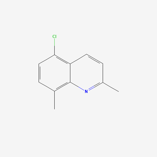 5-chloro-2,8-dimethylquinoline (CAS: 186670-43-9) - Chemical Structure and Molecular Formula 