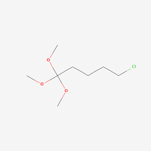 5-chloro-1,1,1-trimethoxypentane (CAS: 143556-37-0) - Chemical Structure and Molecular Formula 