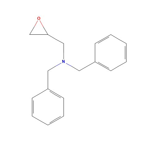 N,N-dibenzyl-1-(oxiran-2-yl)methanamine (CAS: 88285-82-9) - Chemical Structure and Molecular Formula 