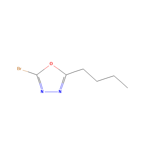 2-bromo-5-butyl-1,3,4-oxadiazole (CAS: 1402555-52-5) - Related Chemical Product