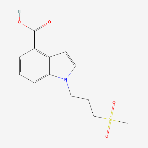 1-(3-methylsulfonylpropyl)indole-4-carboxylic acid (CAS: 1431309-35-1) - Related Chemical Product