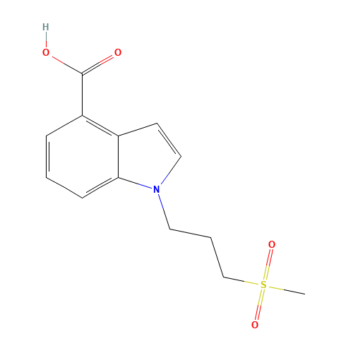 1-(3-methylsulfonylpropyl)indole-4-carboxylic acid (CAS: 1431309-35-1) - Related Chemical Product