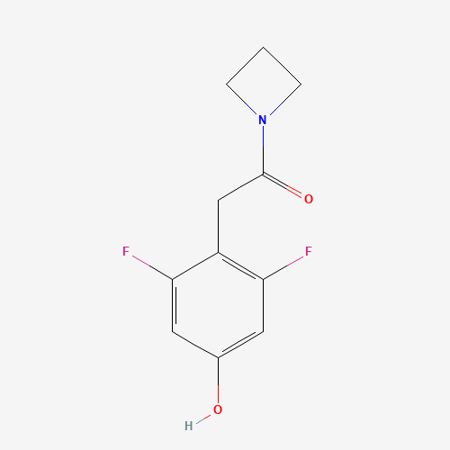 1-(azetidin-1-yl)-2-(2,6-difluoro-4-hydroxyphenyl)ethanone (CAS: 1437779-17-3) - Related Chemical Product