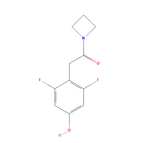 1-(azetidin-1-yl)-2-(2,6-difluoro-4-hydroxyphenyl)ethanone (CAS: 1437779-17-3) - Related Chemical Product