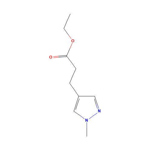 ethyl 3-(1-methylpyrazol-4-yl)propanoate (CAS: 192661-37-3) - Related Chemical Product