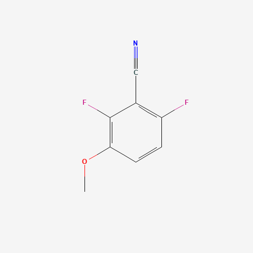 2,6-difluoro-3-methoxybenzonitrile (CAS: 886498-35-7) - Chemical Structure and Molecular Formula 
