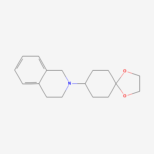 2-(1,4-dioxaspiro[4.5]decan-8-yl)-3,4-dihydro-1H-isoquinoline (CAS: 166398-22-7) - Related Chemical Product