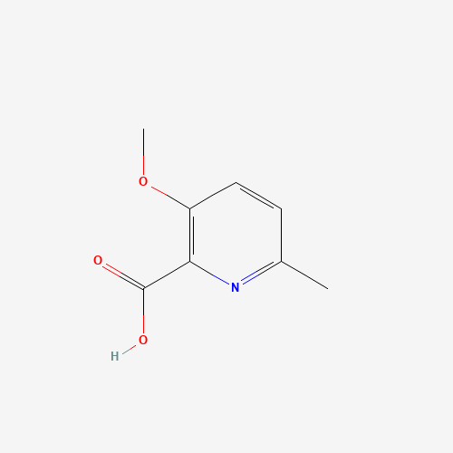 3-methoxy-6-methylpyridine-2-carboxylic acid (CAS: 95109-37-8) - Chemical Structure and Molecular Formula 