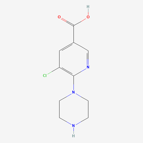 5-chloro-6-piperazin-1-ylpyridine-3-carboxylic acid (CAS: 889953-74-6) - Related Chemical Product