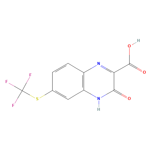 3-oxo-6-(trifluoromethylsulfanyl)-4H-quinoxaline-2-carboxylic acid (CAS: 1374849-69-0) - Related Chemical Product