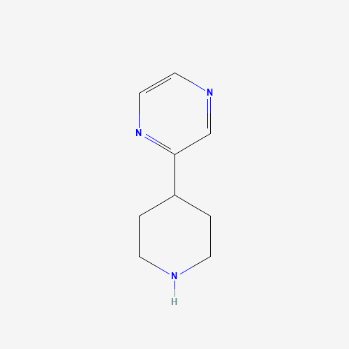 2-piperidin-4-ylpyrazine (CAS: 736134-74-0) - Chemical Structure and Molecular Formula 