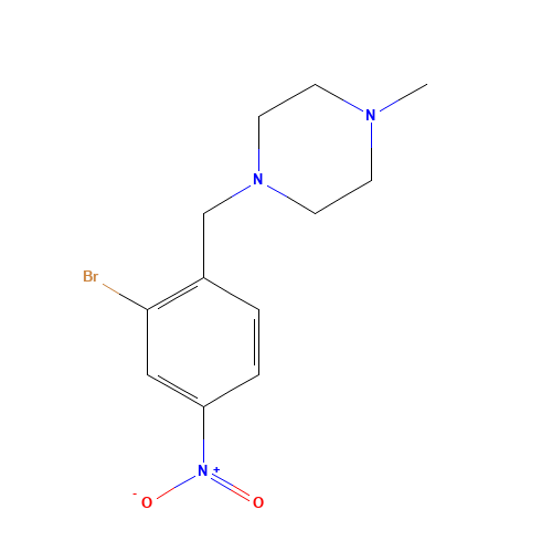 1-[(2-bromo-4-nitrophenyl)methyl]-4-methylpiperazine (CAS: 943320-69-2) - Related Chemical Product