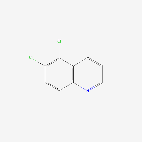 5,6-dichloroquinoline (CAS: 606-42-8) - Chemical Structure and Molecular Formula 