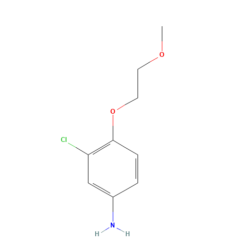 3-chloro-4-(2-methoxyethoxy)aniline (CAS: 879047-68-4) - Related Chemical Product