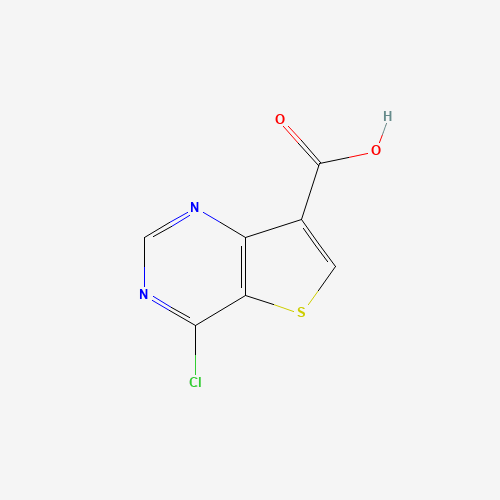 4-chlorothieno[3,2-d]pyrimidine-7-carboxylic acid (CAS: 1269667-57-3) - Chemical Structure and Molecular Formula 
