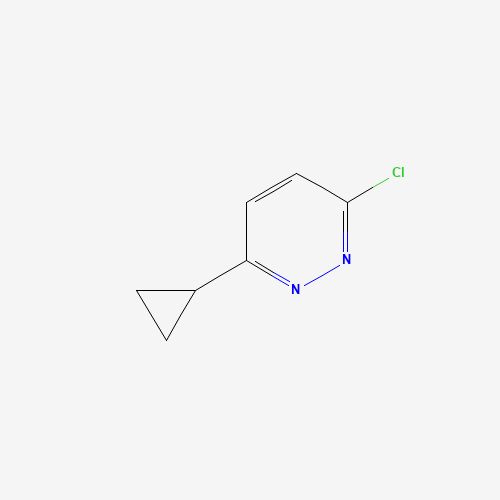 3-chloro-6-cyclopropylpyridazine (CAS: 1046816-38-9) - Chemical Structure and Molecular Formula 