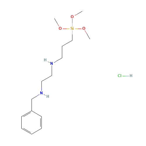 N'-benzyl-N-(3-trimethoxysilylpropyl)ethane-1,2-diamine;hydrochloride (CAS: 42965-91-3) - Related Chemical Product