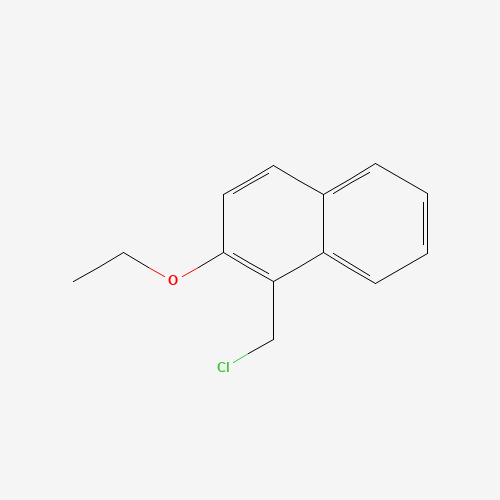 1-(chloromethyl)-2-ethoxynaphthalene (CAS: 51958-26-0) - Chemical Structure and Molecular Formula 