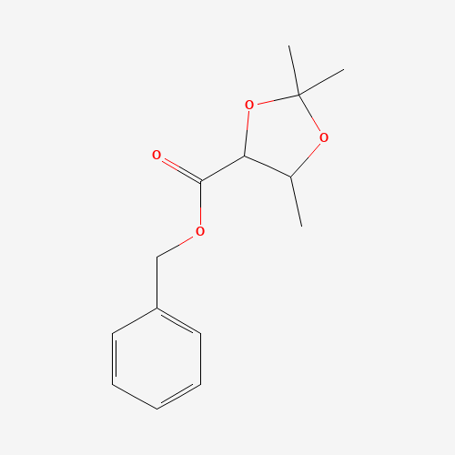 benzyl 2,2,5-trimethyl-1,3-dioxolane-4-carboxylate (CAS: 906516-98-1) - Chemical Structure and Molecular Formula 