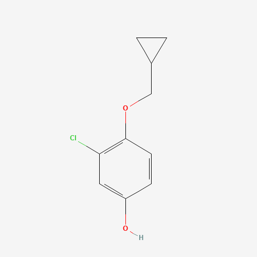 3-chloro-4-(cyclopropylmethoxy)phenol (CAS: 1243284-44-7) - Related Chemical Product