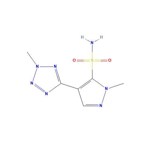 2-methyl-4-(2-methyltetrazol-5-yl)pyrazole-3-sulfonamide (CAS: 139481-22-4) - Related Chemical Product