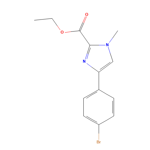 ethyl 4-(4-bromophenyl)-1-methylimidazole-2-carboxylate (CAS: 869568-12-7) - Related Chemical Product