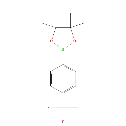 2-[4-(1,1-difluoroethyl)phenyl]-4,4,5,5-tetramethyl-1,3,2-dioxaborolane (CAS: 1000994-94-4) - Related Chemical Product
