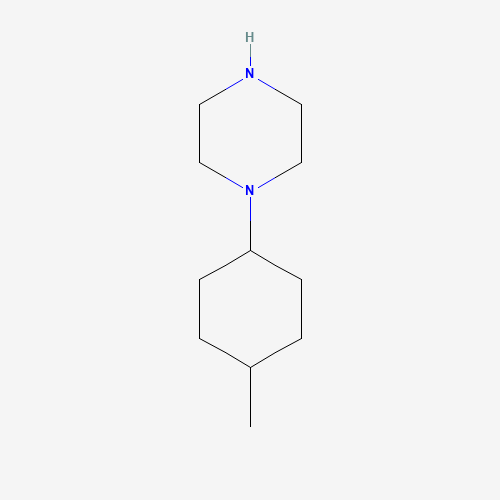 1-(4-methylcyclohexyl)piperazine (CAS: 435345-42-9) - Chemical Structure and Molecular Formula 