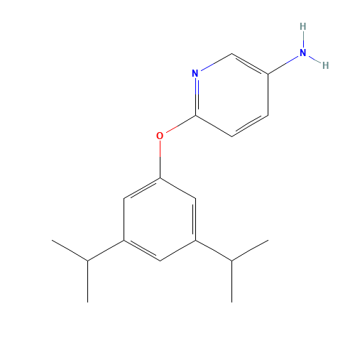 6-[3,5-di(propan-2-yl)phenoxy]pyridin-3-amine (CAS: 219865-98-2) - Related Chemical Product