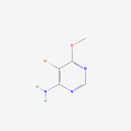 5-bromo-6-methoxypyrimidin-4-amine (CAS: 54928-24-4) - Chemical Structure and Molecular Formula 