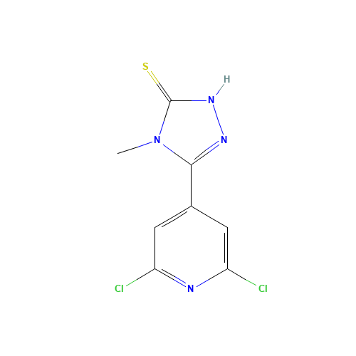 3-(2,6-dichloropyridin-4-yl)-4-methyl-1H-1,2,4-triazole-5-thione (CAS: 266679-15-6) - Related Chemical Product