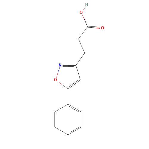 3-(5-phenyl-1,2-oxazol-3-yl)propanoic acid (CAS: 3919-86-6) - Related Chemical Product