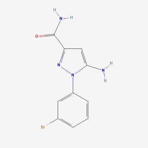 5-amino-1-(3-bromophenyl)pyrazole-3-carboxamide (CAS: 784143-10-8) - Related Chemical Product