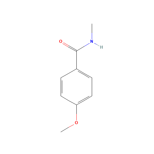 4-methoxy-N-methylbenzamide (CAS: 3400-22-4) - Chemical Structure and Molecular Formula 