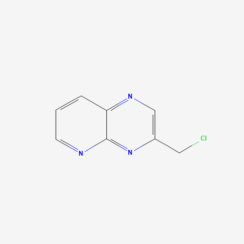 3-(chloromethyl)pyrido[2,3-b]pyrazine (CAS: 1263413-96-2) - Chemical Structure and Molecular Formula 