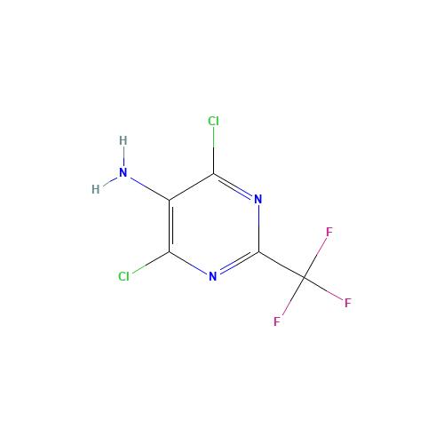 4,6-dichloro-2-(trifluoromethyl)pyrimidin-5-amine (CAS: 2344-17-4) - Related Chemical Product