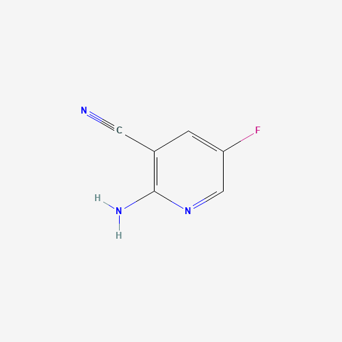 2-amino-5-fluoropyridine-3-carbonitrile (CAS: 801303-22-0) - Chemical Structure and Molecular Formula 