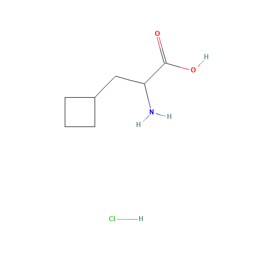2-amino-3-cyclobutylpropanoic acid;hydrochloride (CAS: 681128-35-8) - Related Chemical Product