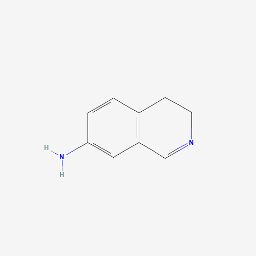 3,4-dihydroisoquinolin-7-amine (CAS: 62541-60-0) - Chemical Structure and Molecular Formula 