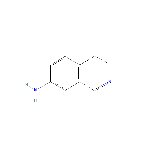 3,4-dihydroisoquinolin-7-amine (CAS: 62541-60-0) - Chemical Structure and Molecular Formula 
