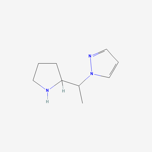 1-(1-pyrrolidin-2-ylethyl)pyrazole (CAS: 1172941-42-2) - Related Chemical Product