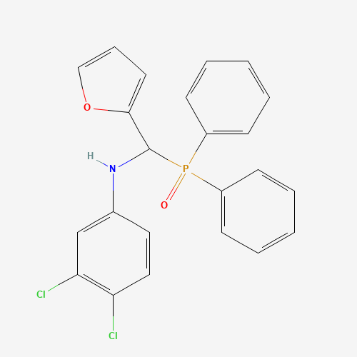 3,4-dichloro-N-[diphenylphosphoryl(furan-2-yl)methyl]aniline (CAS: 680212-11-7) - Related Chemical Product