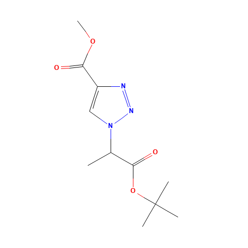 methyl 1-[1-[(2-methylpropan-2-yl)oxy]-1-oxopropan-2-yl]triazole-4-carboxylate (CAS: 1190392-91-6) - Related Chemical Product