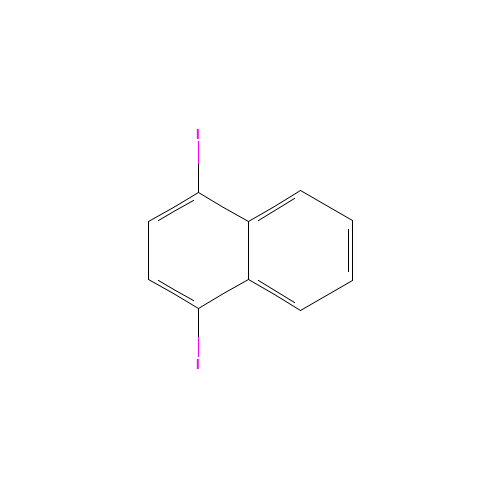 1,4-diiodonaphthalene (CAS: 36316-83-3) - Chemical Structure and Molecular Formula 