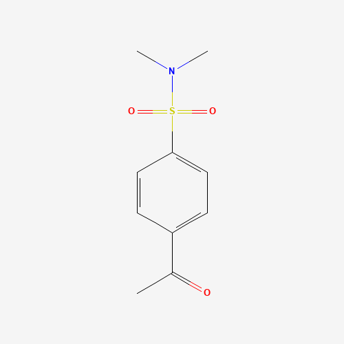 4-acetyl-N,N-dimethylbenzenesulfonamide (CAS: 60000-87-5) - Chemical Structure and Molecular Formula 